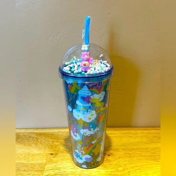 Care Bears Tumbler Made By Silver Buffalo. Hearts Rainbows Magic. Brand New! - Picture 5 of 8